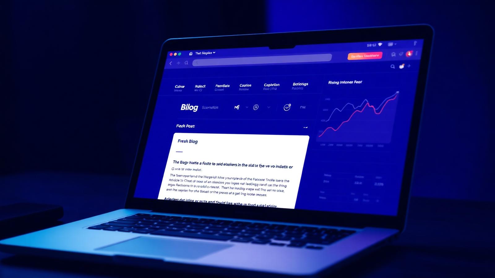Fresh blog post being indexed on a Workexe dashboard